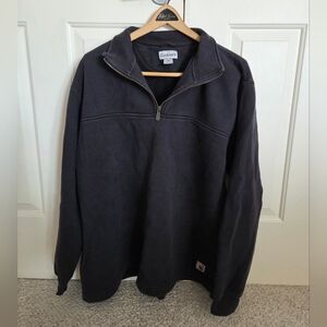 Carhartt Men's Dark Gray Zip-Up Sweater